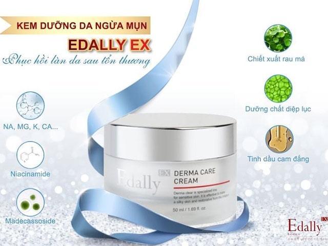 Thành phần thiên nhiên của Kem dưỡng da ngừa mụn Edally EX Hàn Quốc nhập khẩu, chính hãng
